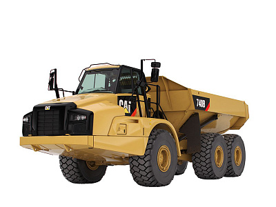 Сочлененный самосвал Caterpillar 740